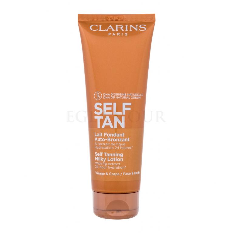 Clarins Self Tan Milky-Lotion Samoopalacz dla kobiet 125 ml tester
