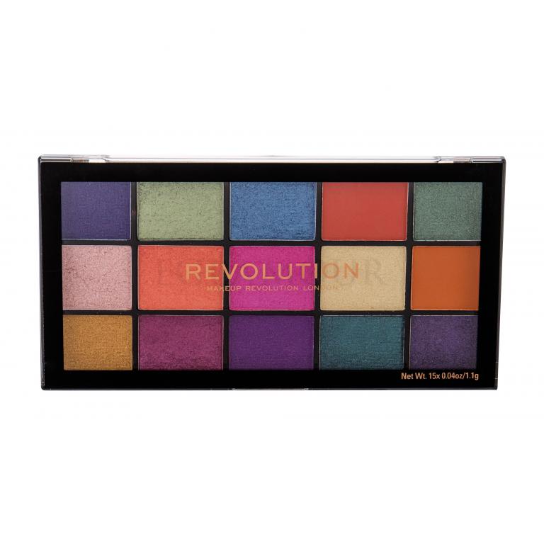 Makeup Revolution London Re-loaded Cienie do powiek dla kobiet 16,5 g Odcień Passion For Colour