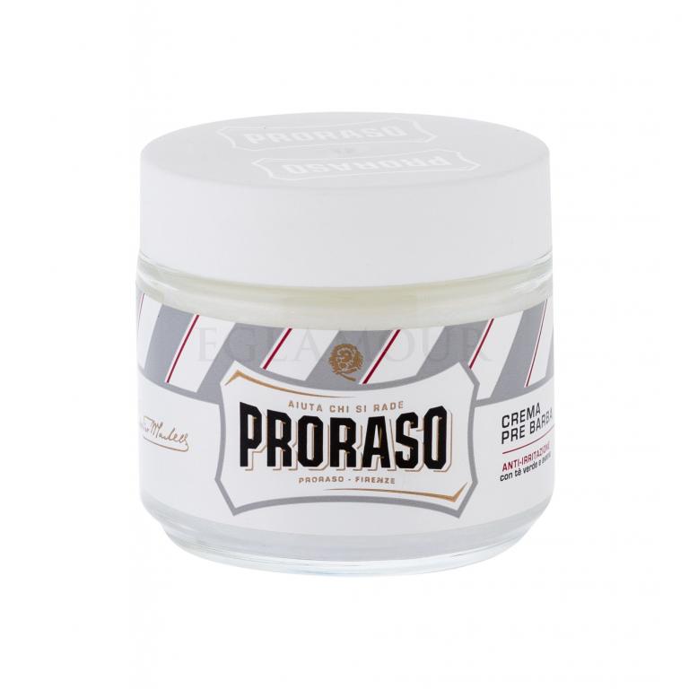 PRORASO White Pre-Shave Cream Preparat przed goleniem dla mężczyzn 100 ml
