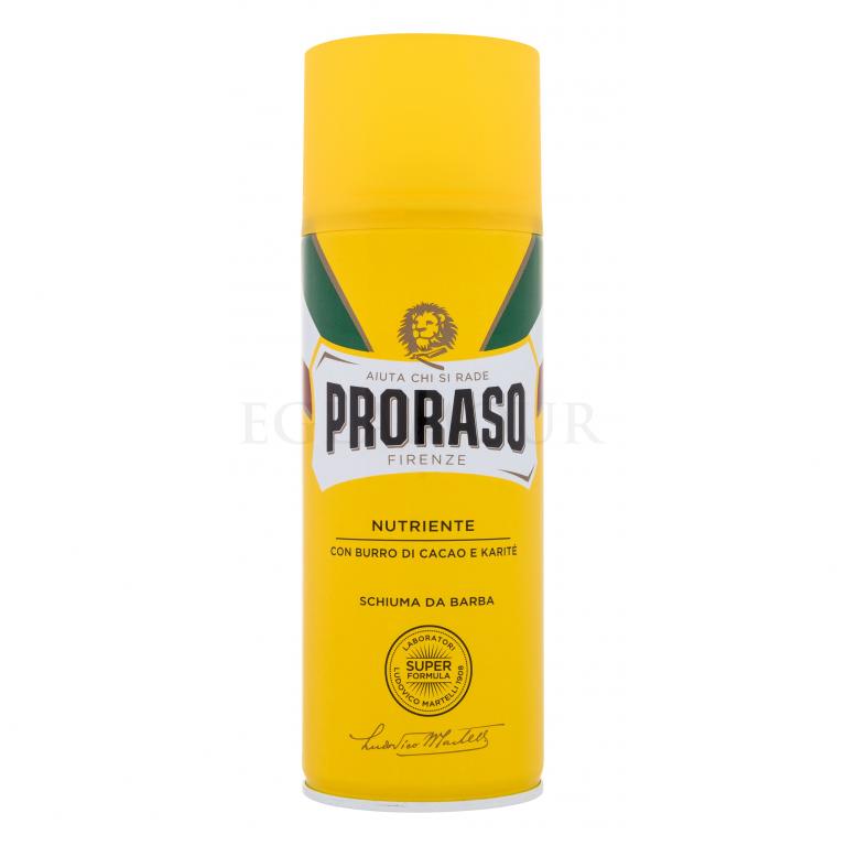 PRORASO Yellow Shaving Foam Pianka do golenia dla mężczyzn 400 ml