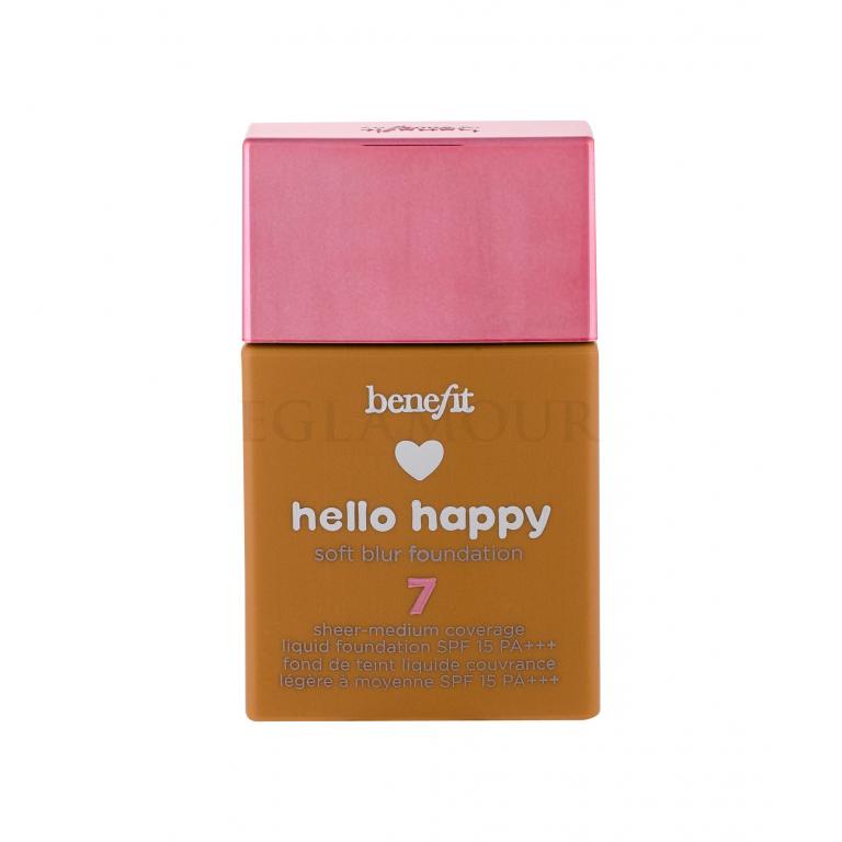 Benefit Hello Happy SPF15 Podkład dla kobiet 30 ml Odcień 07 Medium-Tan Warm