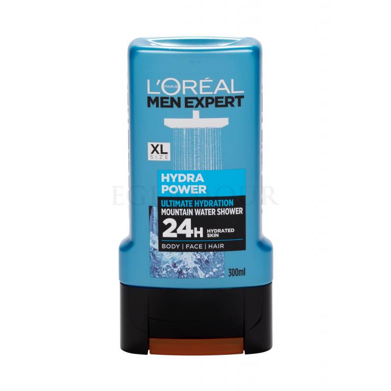 L&#039;Oréal Paris Men Expert Hydra Power 24 H Żel pod prysznic dla mężczyzn 300 ml
