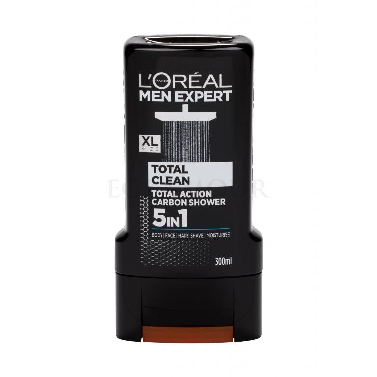L&#039;Oréal Paris Men Expert Total Clean 5 in 1 Żel pod prysznic dla mężczyzn 300 ml