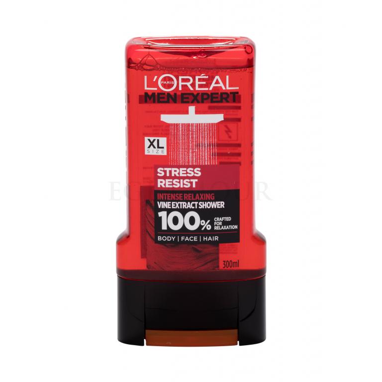 L&#039;Oréal Paris Men Expert Stress Resist Żel pod prysznic dla mężczyzn 300 ml