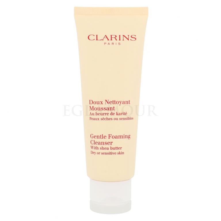 Clarins Gentle Foaming Cleanser Dry Skin Pianka oczyszczająca dla kobiet 125 ml tester