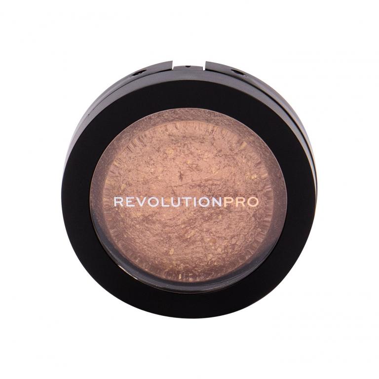 Makeup Revolution London Revolution PRO Skin Finish Rozświetlacz dla kobiet 11 g Odcień Golden Glare
