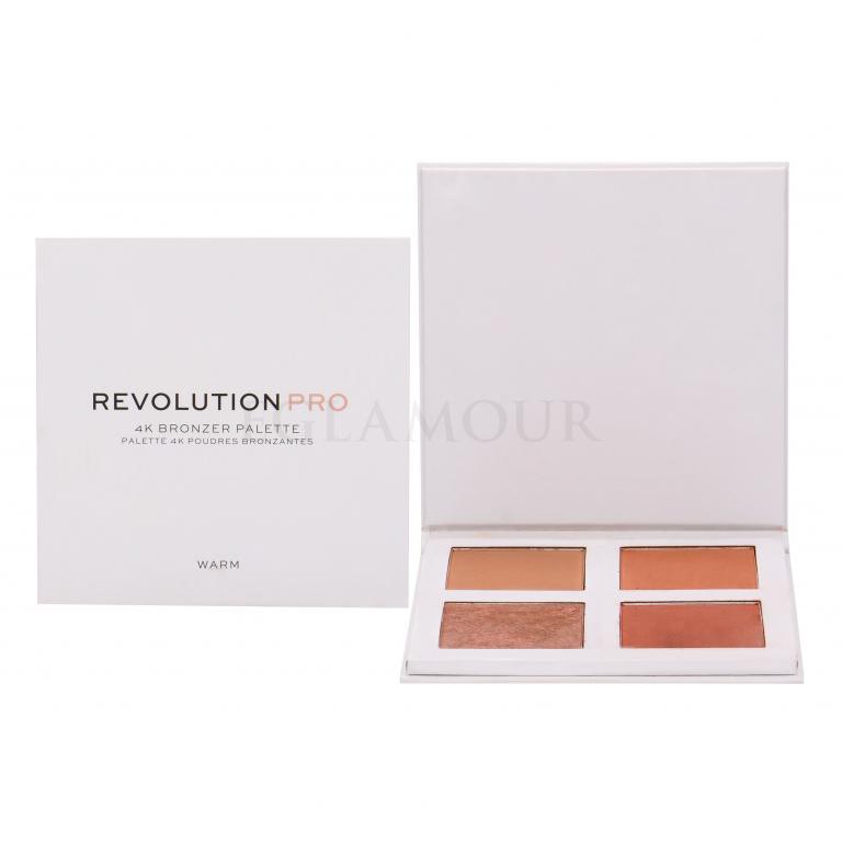 Makeup Revolution London Revolution PRO 4K Bronzer Palette Bronzer dla kobiet 16 g Odcień Warm