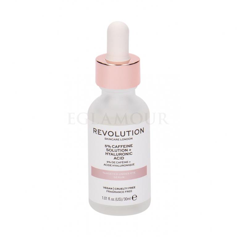 Revolution Skincare Skincare 5% Caffeine Solution + Hyaluronic Acid Targeted Under Eye Serum pod oczy dla kobiet 30 ml