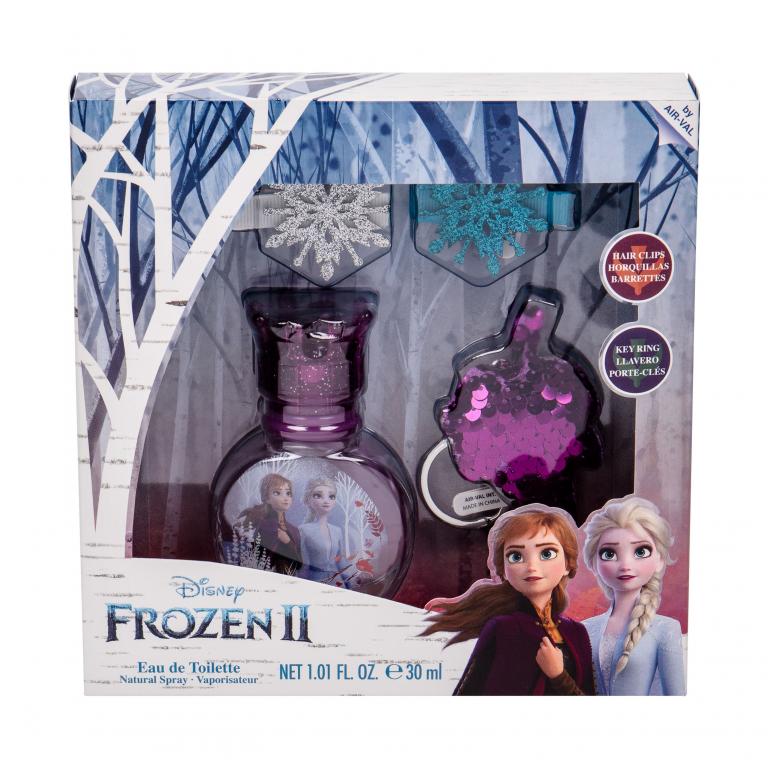 Disney Frozen II Zestaw Edt 30 ml + Breloczek + Spinka do włosów 2 szt