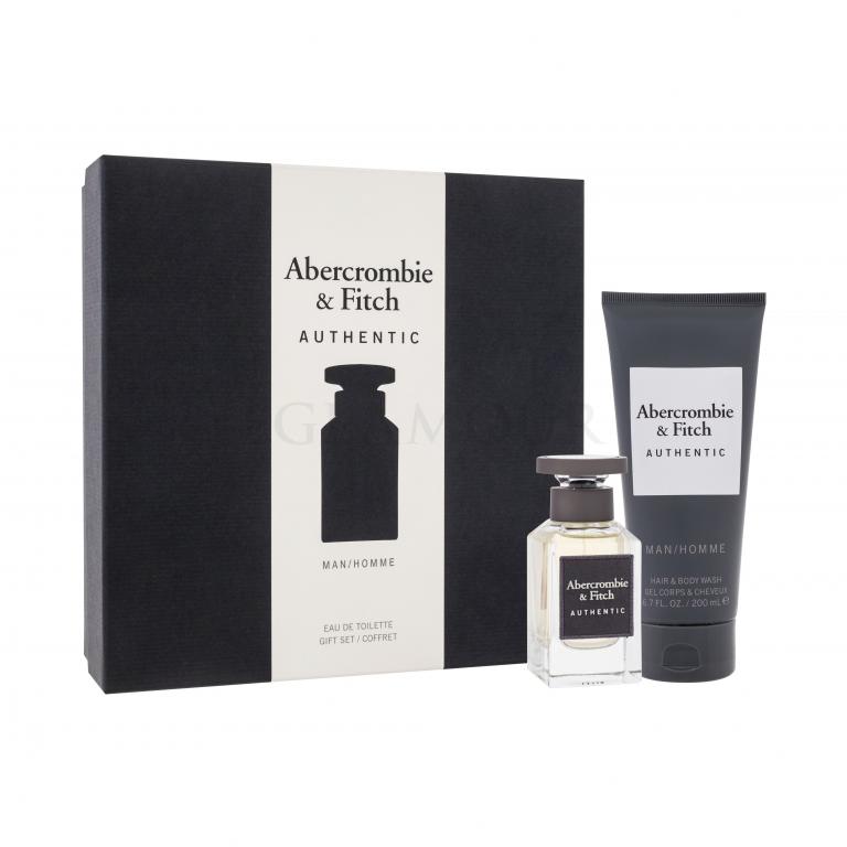 Abercrombie &amp; Fitch Authentic Zestaw dla mężczyzn EDT 50 ml + Żel pod prysznic 200 ml