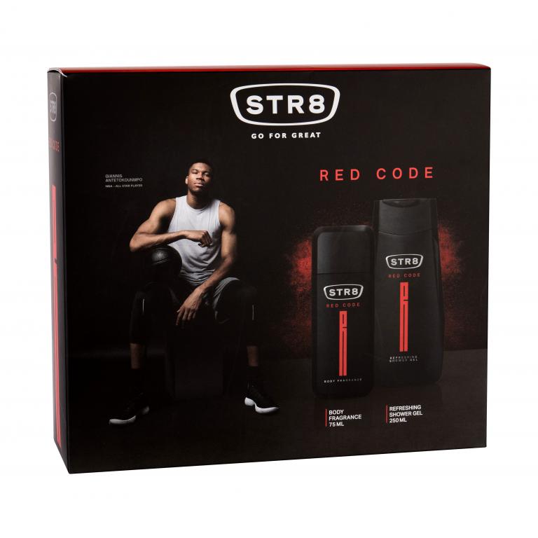STR8 Red Code Zestaw Dezodorant 75 ml + Żel pod prysznic 250 ml