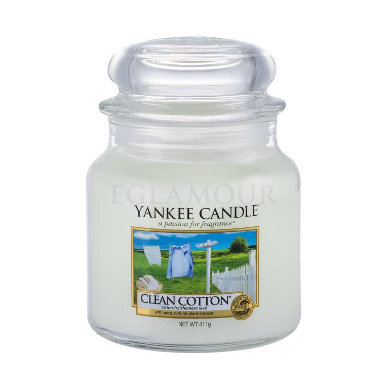 Yankee Candle Clean Cotton Świeczka zapachowa 411 g