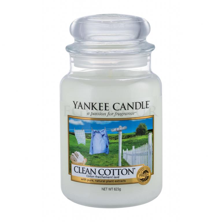Yankee Candle Clean Cotton Świeczka zapachowa 623 g
