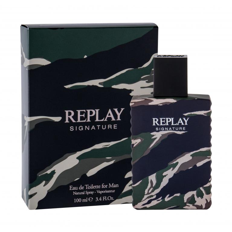 Replay Signature Woda toaletowa dla mężczyzn 100 ml
