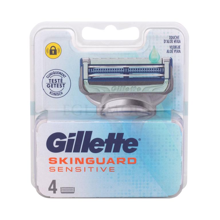 Gillette Skinguard Sensitive Wkład do maszynki dla mężczyzn 4 szt