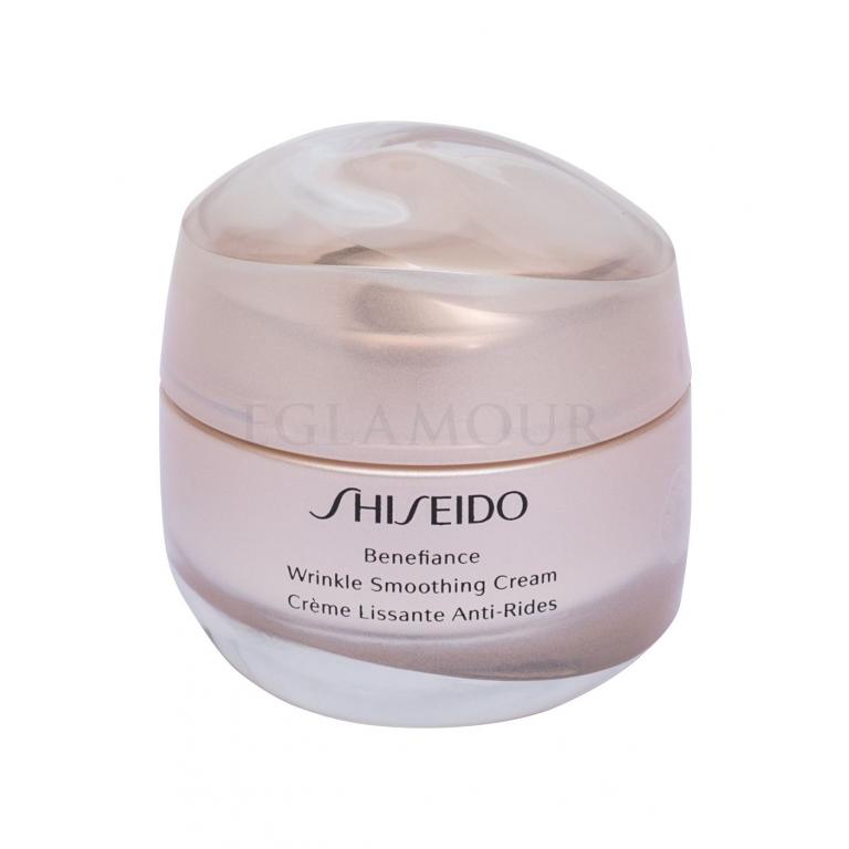 Shiseido Benefiance Wrinkle Smoothing Cream Krem do twarzy na dzień dla kobiet 50 ml Uszkodzone pudełko