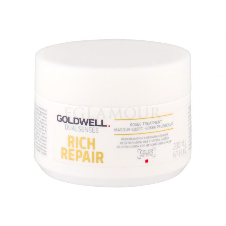 Goldwell Dualsenses Rich Repair 60sec Treatment Maska do włosów dla kobiet 200 ml