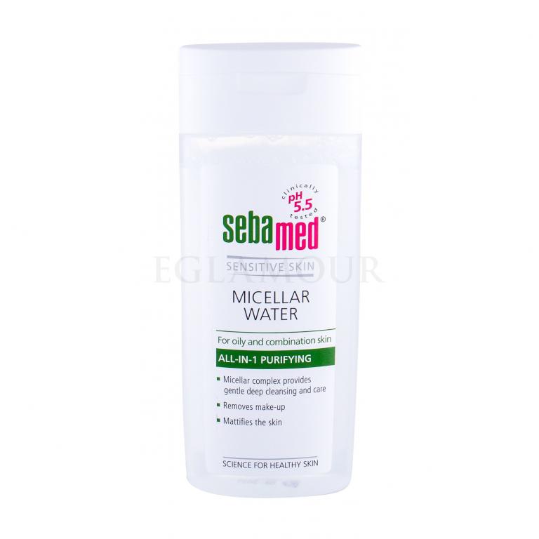 SebaMed Sensitive Skin Micellar Water Oily Skin Płyn micelarny dla kobiet 200 ml