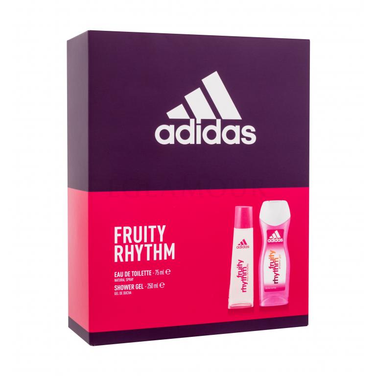 Adidas Fruity Rhythm For Women Zestaw Edt 75 ml + Żel pod prysznic  250 ml