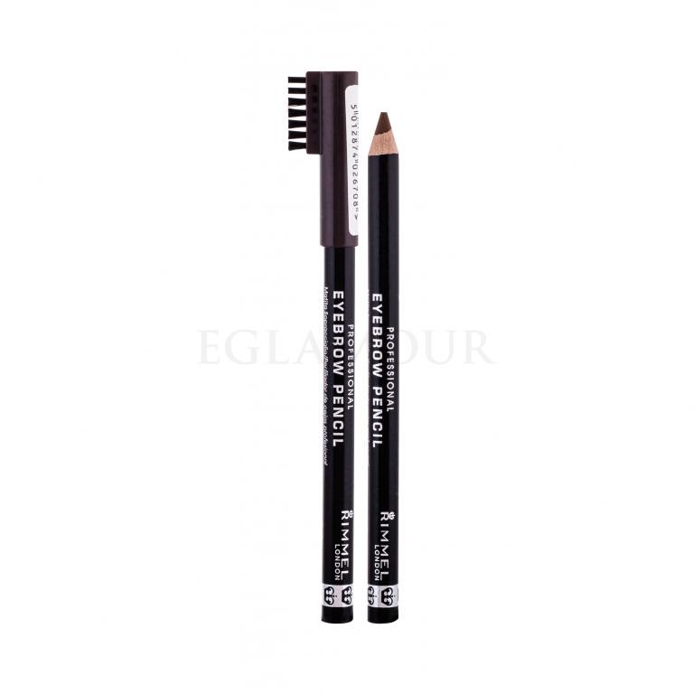 Rimmel London Professional Eyebrow Pencil Kredka do brwi dla kobiet 1,4 g Odcień 001 Dark Brown