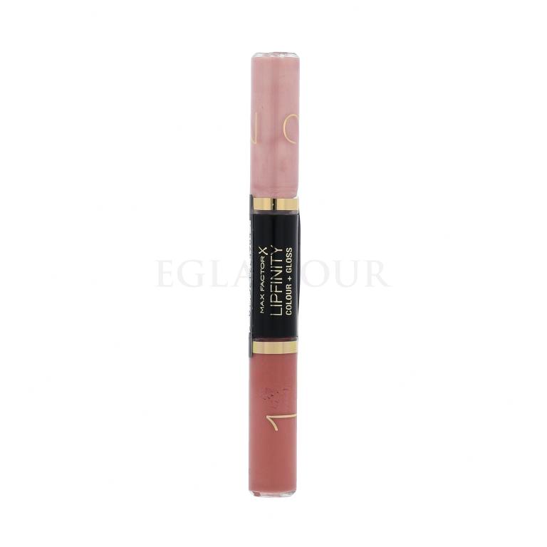 Max Factor Lipfinity Colour + Gloss Pomadka dla kobiet Odcień 590 Glazed Caramel Zestaw