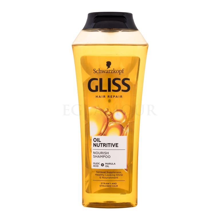 Schwarzkopf Gliss Oil Nutritive Shampoo Szampon do włosów dla kobiet 400 ml