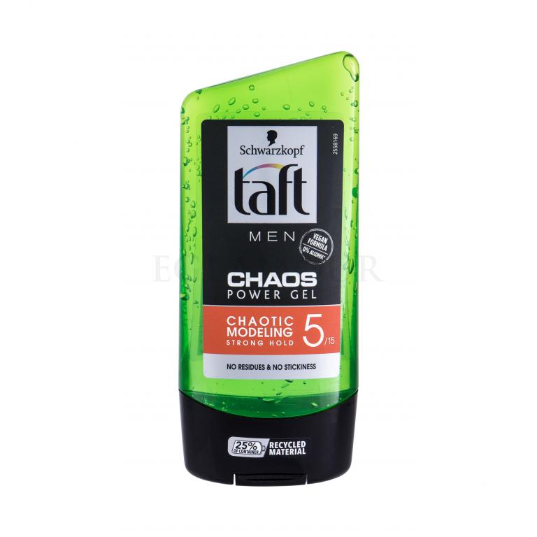 Schwarzkopf Taft Chaos Power Gel Żel do włosów dla mężczyzn 150 ml