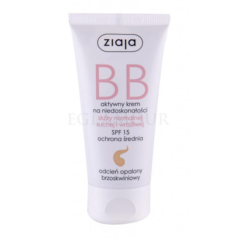 Ziaja BB Cream Normal and Dry Skin SPF15 Krem BB dla kobiet 50 ml Odcień Dark