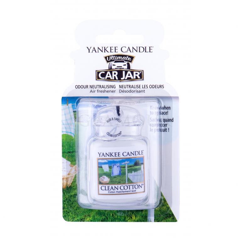 Yankee Candle Clean Cotton Car Jar Zapach samochodowy 1 szt