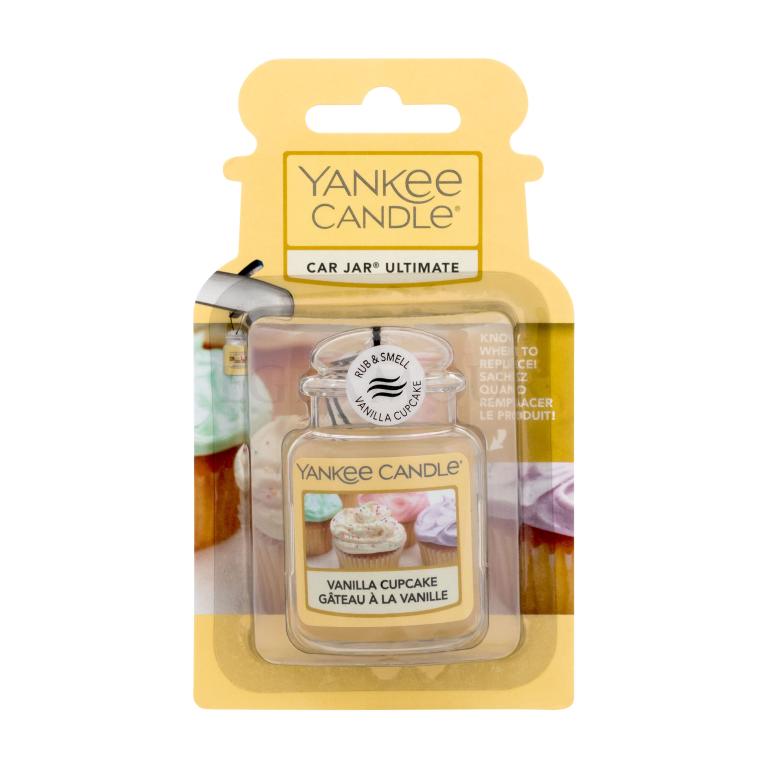 Yankee Candle Vanilla Cupcake Car Jar Zapach samochodowy 1 szt