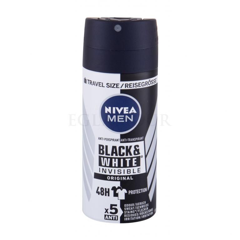 Nivea Men Invisible For Black &amp; White Original Antyperspirant dla mężczyzn 100 ml