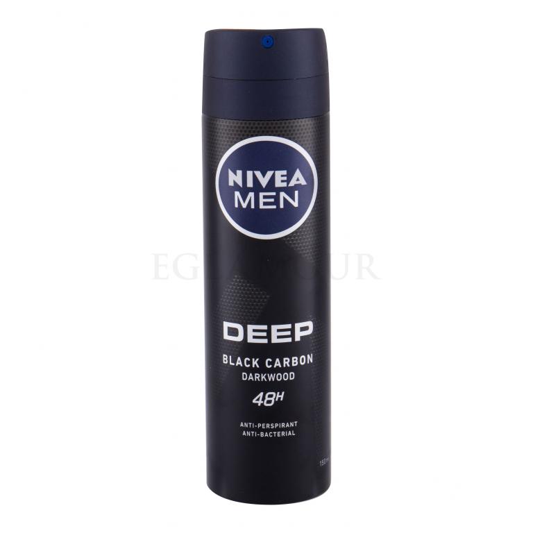 Nivea Men Deep Black Carbon 48H Antyperspirant dla mężczyzn 150 ml