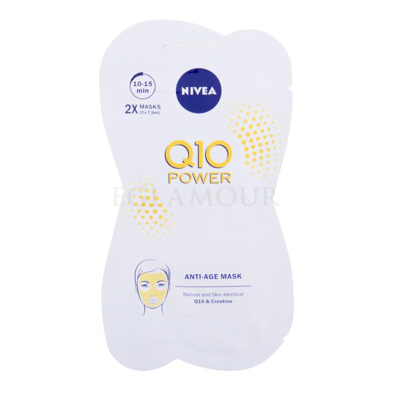 Nivea Q10 Power Anti-Age Maseczka do twarzy dla kobiet 15 ml