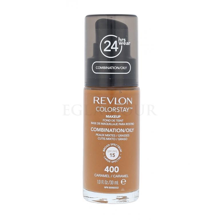 Revlon Colorstay Combination Oily Skin SPF15 Podkład dla kobiet 30 ml Odcień 400 Caramel