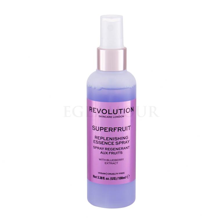 Revolution Skincare Superfruit Replenishing Essence Spray Wody i spreje do twarzy dla kobiet 100 ml