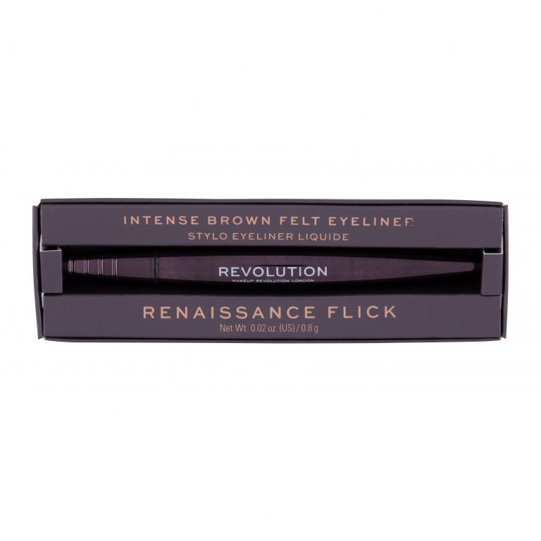 Makeup Revolution London Renaissance Eyeliner dla kobiet 0,8 g Odcień Brown