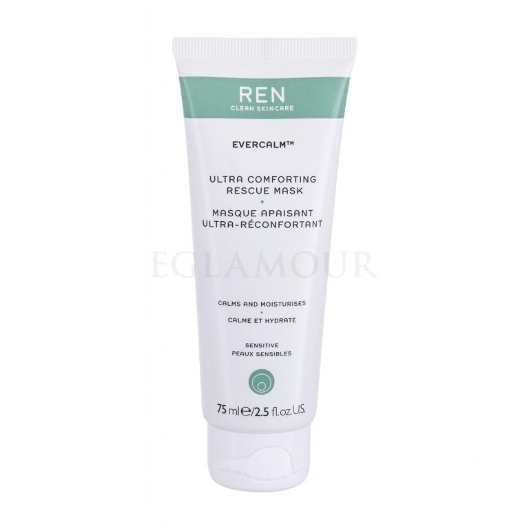 REN Clean Skincare Evercalm Ultra Comforting Rescue Maseczka do twarzy dla kobiet 75 ml