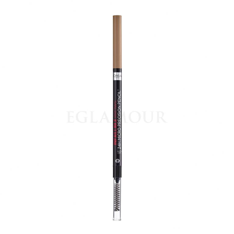 L&#039;Oréal Paris Infaillible Brows 24H Micro Precision Pencil Kredka do brwi dla kobiet 1,2 g Odcień 8.0 Light Cool Blonde