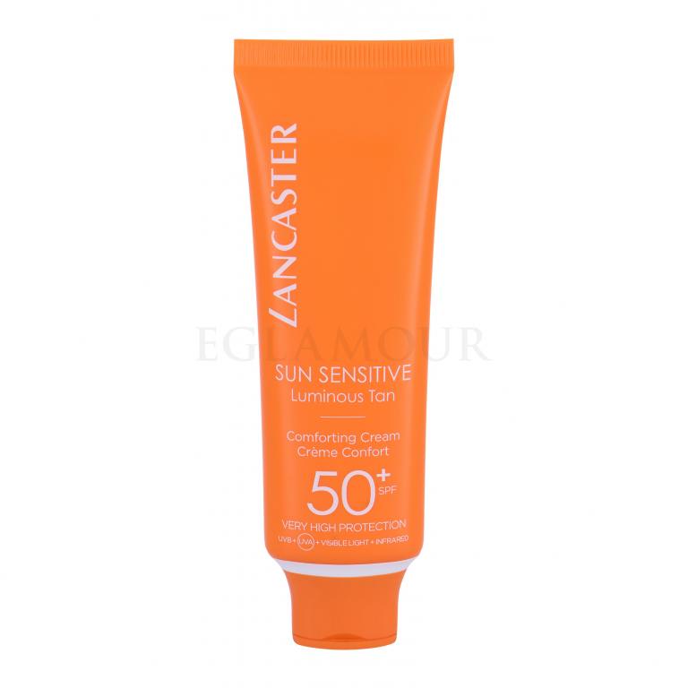 Lancaster Sun Sensitive Luminous Tan Comforting Cream SPF50+ Preparat do opalania twarzy 50 ml
