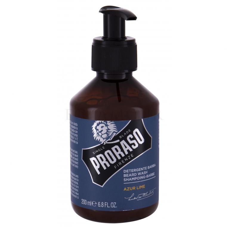 PRORASO Azur Lime Beard Wash Szampon do zarostu dla mężczyzn 200 ml