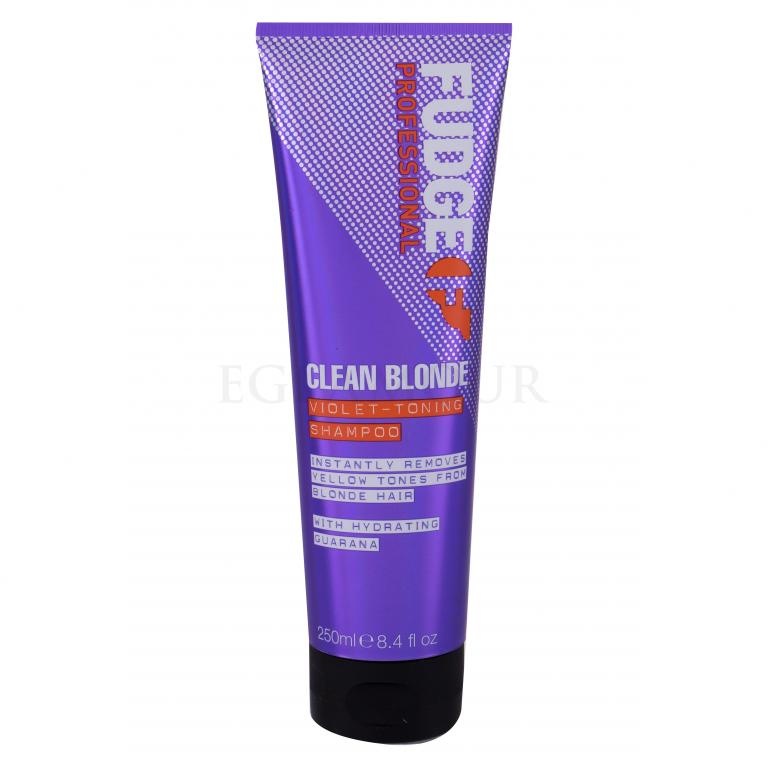 Fudge Professional Clean Blonde Violet-Toning Shampoo Szampon do włosów 250 ml