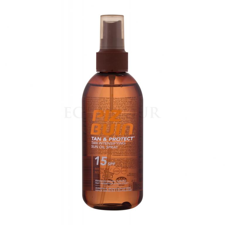 PIZ BUIN Tan &amp; Protect Tan Intensifying Oil Spray SPF15 Preparat do opalania ciała 150 ml
