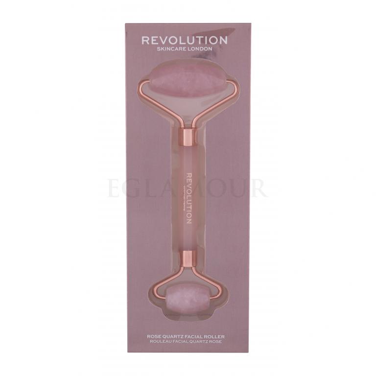 Revolution Skincare Roller Rose Quartz Facial Roller Rolka i kamień do masażu dla kobiet 1 szt