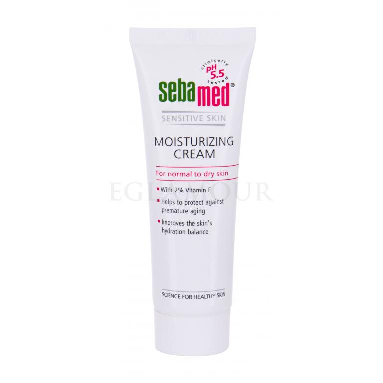 SebaMed Sensitive Skin Moisturizing Krem do twarzy na dzień dla kobiet 50 ml