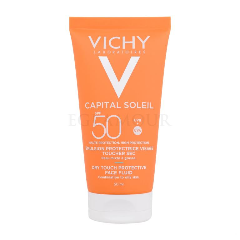 Vichy Capital Soleil Dry Touch Protective Face Fluid SPF50 Preparat do opalania twarzy 50 ml