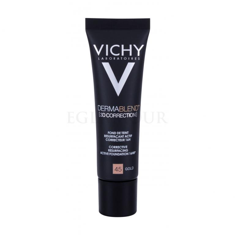 Vichy Dermablend™ 3D Antiwrinkle &amp; Firming Day Cream SPF25 Podkład dla kobiet 30 ml Odcień 45 Gold