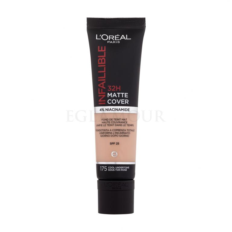 L'Oréal Paris Infaillible 32H Matte Cover SPF25 Podkład dla kobiet 30 ml Odcień 175