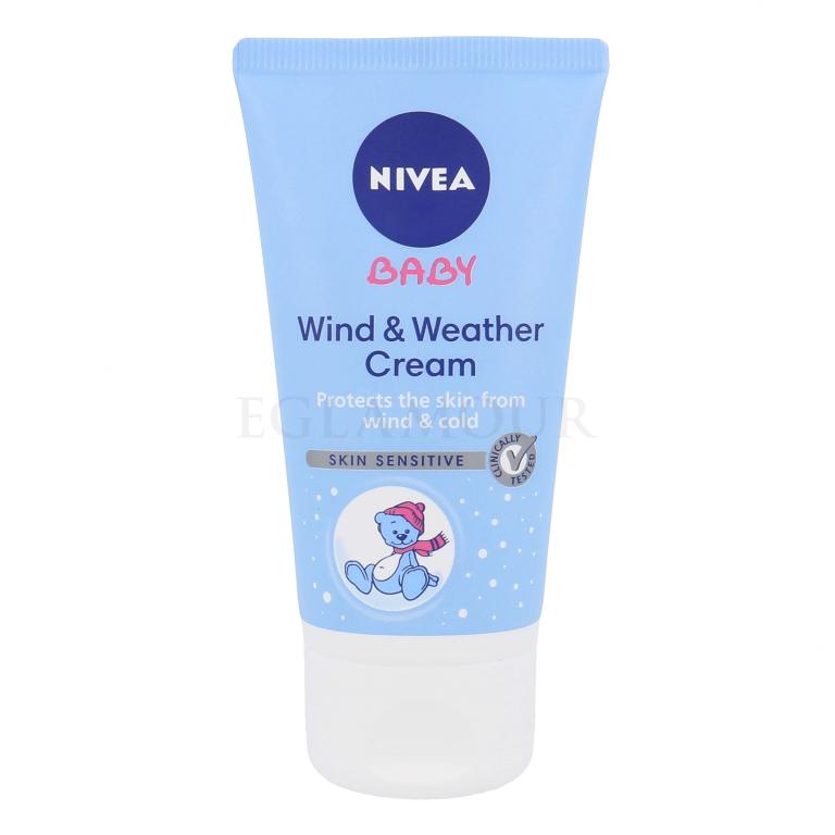 Nivea Baby Wind &amp; Weather Cream Krem do twarzy na dzień dla dzieci 50 ml