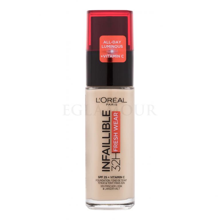 L&#039;Oréal Paris Infaillible 32H Fresh Wear SPF25 Podkład dla kobiet 30 ml Odcień 15