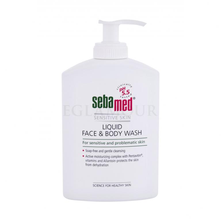 SebaMed Sensitive Skin Face &amp; Body Wash Mydło w płynie dla kobiet 300 ml
